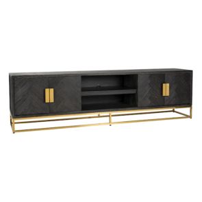 Richmond - TV-dressoir Blackbone Gold 4-deuren