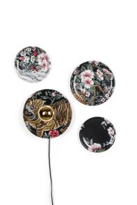 Bold Monkey - Wandlamp No Food Here Tiger - Set van 4