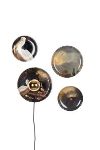 Bold Monkey - Wandlamp No Food Here Birds - Set van 4