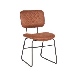 Eetkamerstoel Sev Cognac Microvezel 1