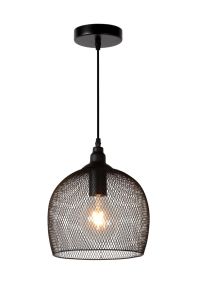 Hanglamp Mesh Zwart Middel
