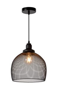 Hanglamp Mesh Zwart Groot