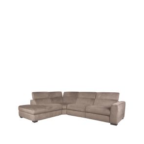 Elektrische Hoekbank Livordo Links 305x247x74 cm
